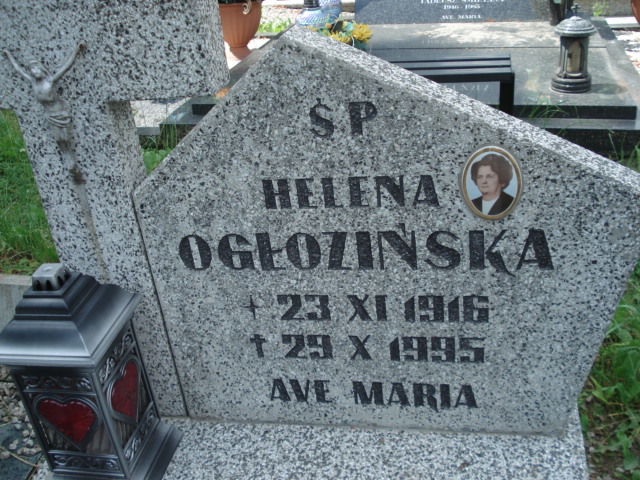 Helena Ogłozińska 1916 Kamienna Góra Gmina Miejska - Grobonet - Wyszukiwarka osób pochowanych