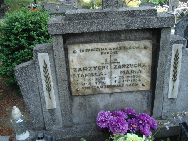 Maria Zarzycka 1900 Kamienna Góra Gmina Miejska - Grobonet - Wyszukiwarka osób pochowanych