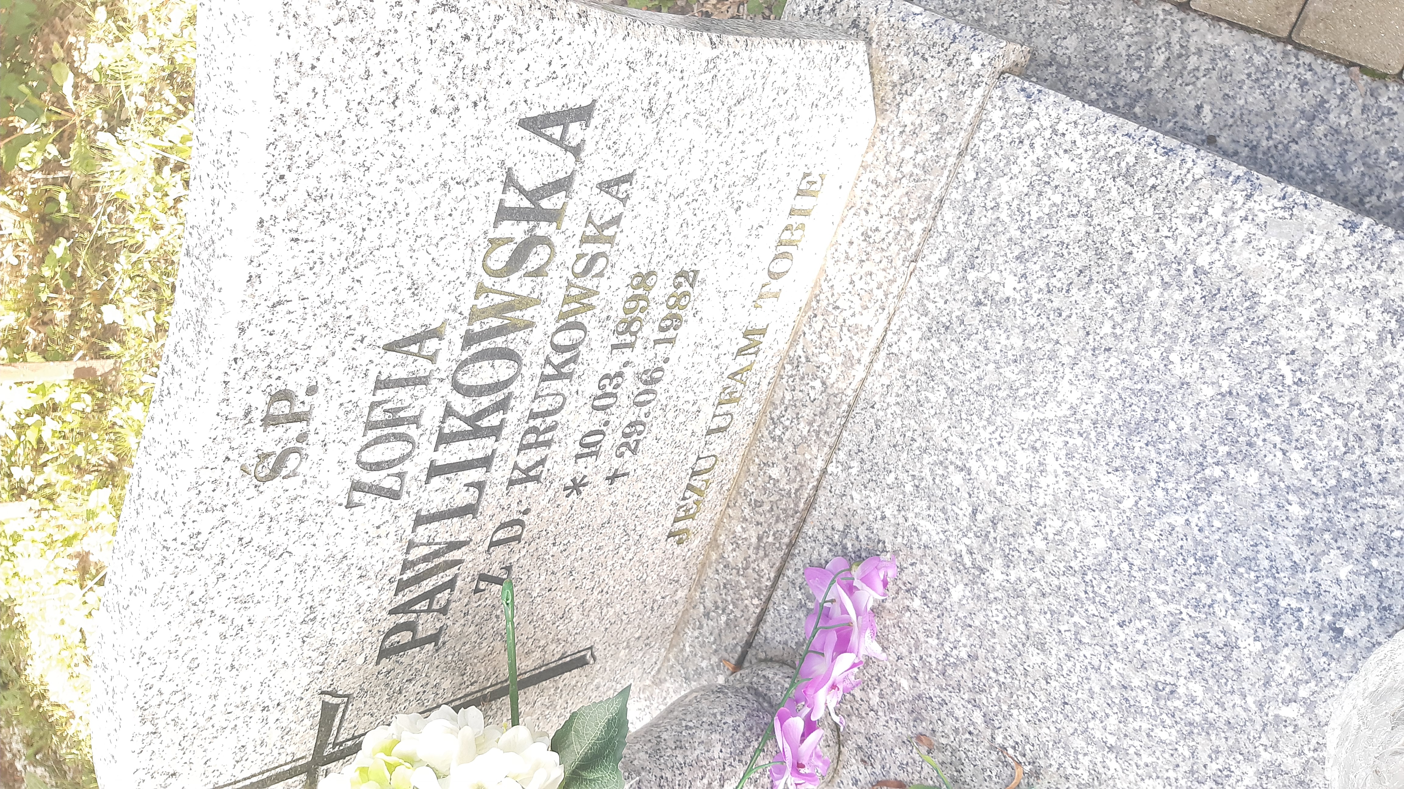 Grób Zofia Pawlikowska