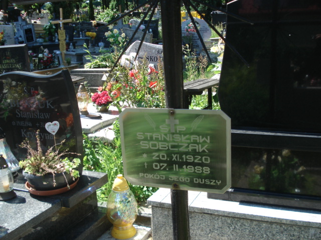 Stanisław Sobczak 1920 Kamienna Góra Gmina Miejska - Grobonet - Wyszukiwarka osób pochowanych