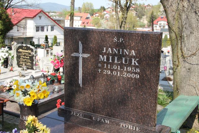 Janina Miluk 1958 Kamienna Góra Gmina Miejska - Grobonet - Wyszukiwarka osób pochowanych