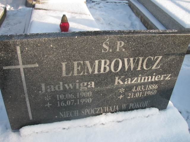 Kazimierz Lembowicz 1886 Kamienna Góra Gmina Miejska - Grobonet - Wyszukiwarka osób pochowanych