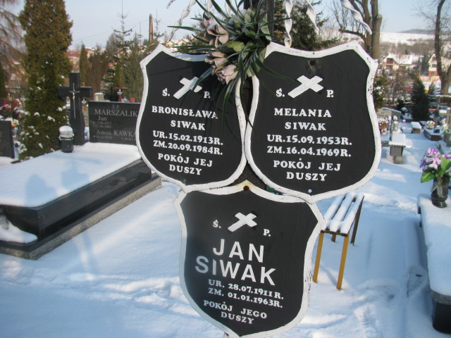 Jan Siwak 1911 Kamienna Góra Gmina Miejska - Grobonet - Wyszukiwarka osób pochowanych
