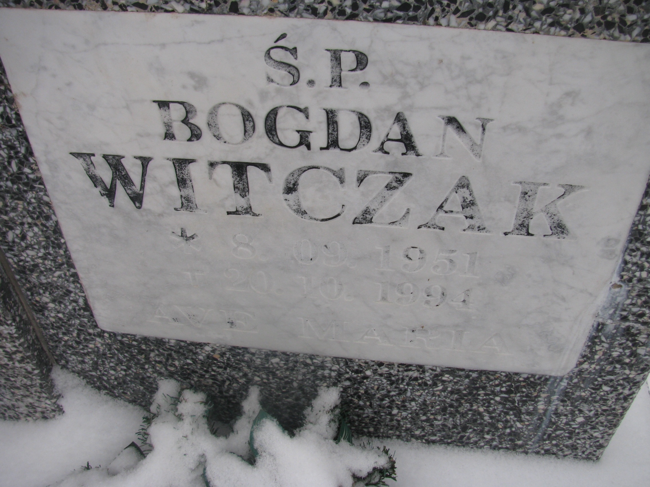 Bogdan Witczak 1951 Kamienna Góra Gmina Miejska - Grobonet - Wyszukiwarka osób pochowanych