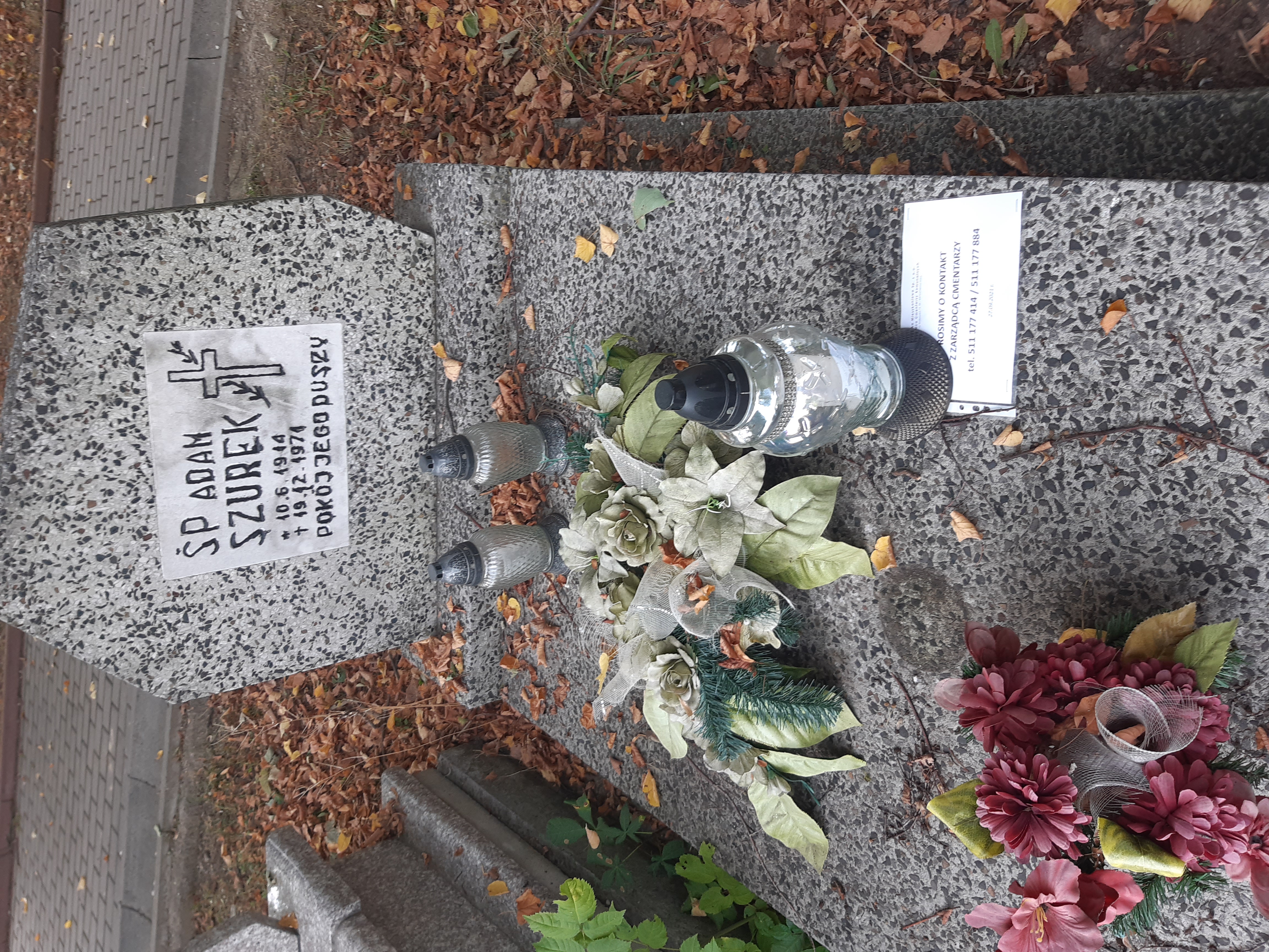 Grób Adam Szurek