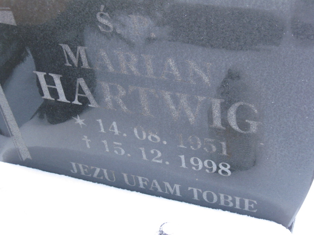 Marian Hartwig 1951 Kamienna Góra Gmina Miejska - Grobonet - Wyszukiwarka osób pochowanych