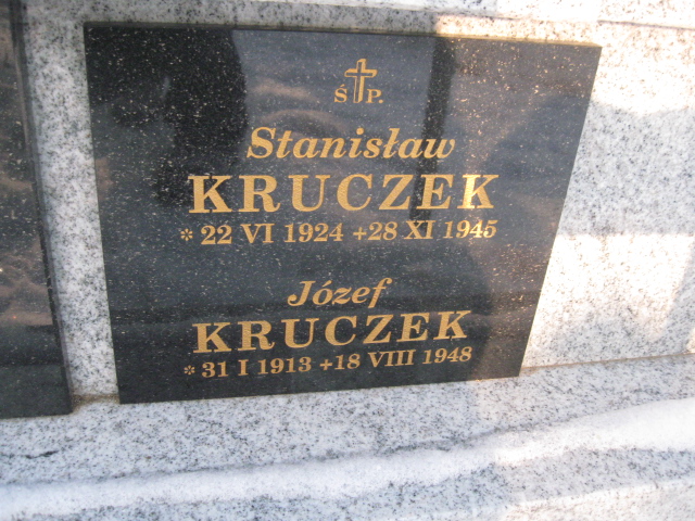Stanisław Kruczek 1924 Kamienna Góra Gmina Miejska - Grobonet - Wyszukiwarka osób pochowanych