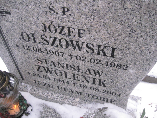 Grób Stanisław Zwolenik