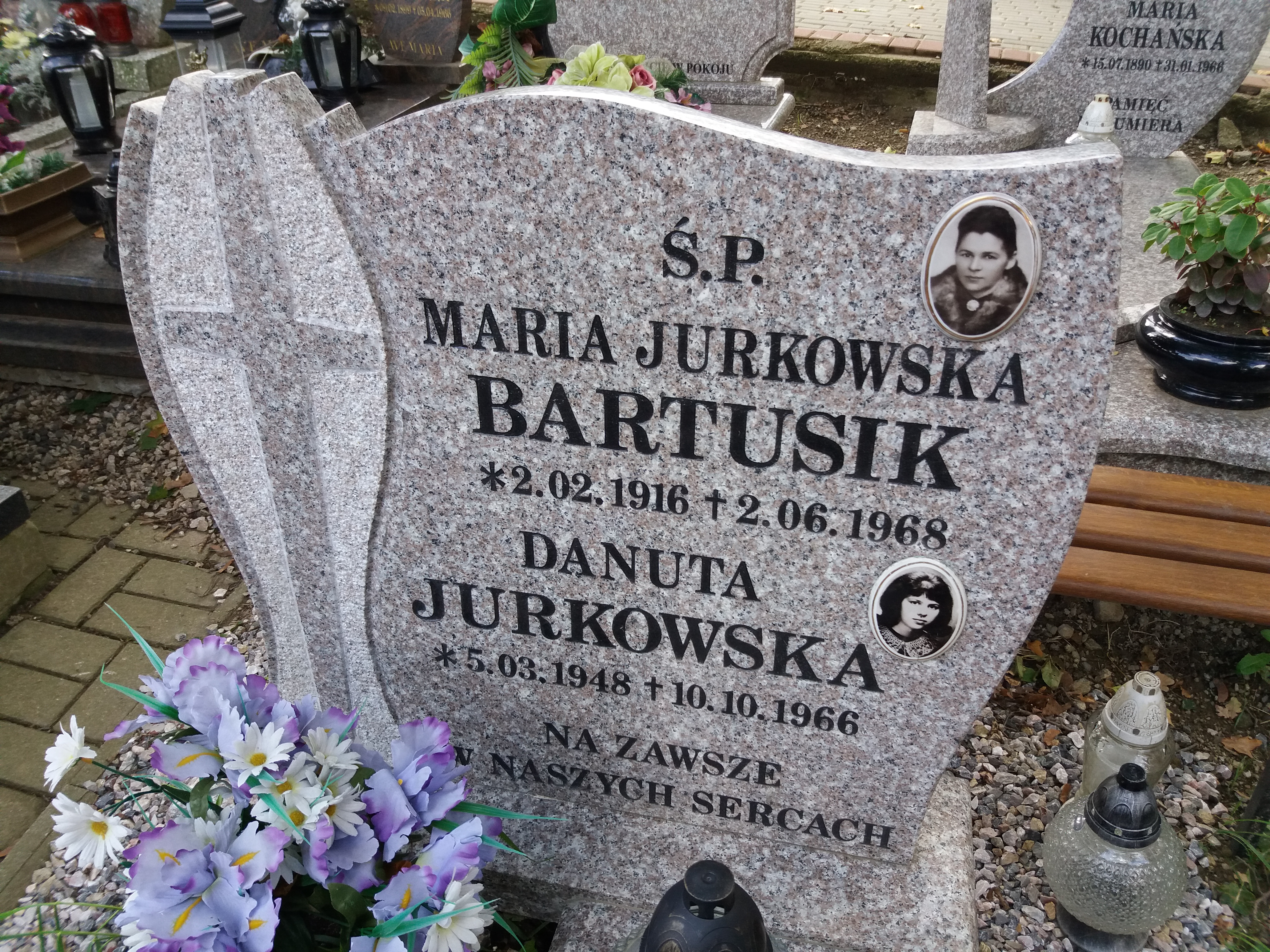 Maria Bartusik Jurkowska 1916 Kamienna Góra Gmina Miejska - Grobonet - Wyszukiwarka osób pochowanych
