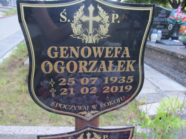 Grób Genowefa Ogorzałek