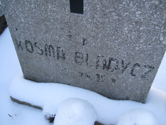 Kosma Bladycz 1899 Kamienna Góra Gmina Miejska - Grobonet - Wyszukiwarka osób pochowanych