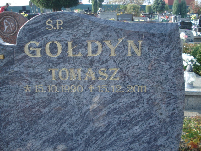 Tomasz Gołdyn 1990 Kamienna Góra Gmina Miejska - Grobonet - Wyszukiwarka osób pochowanych
