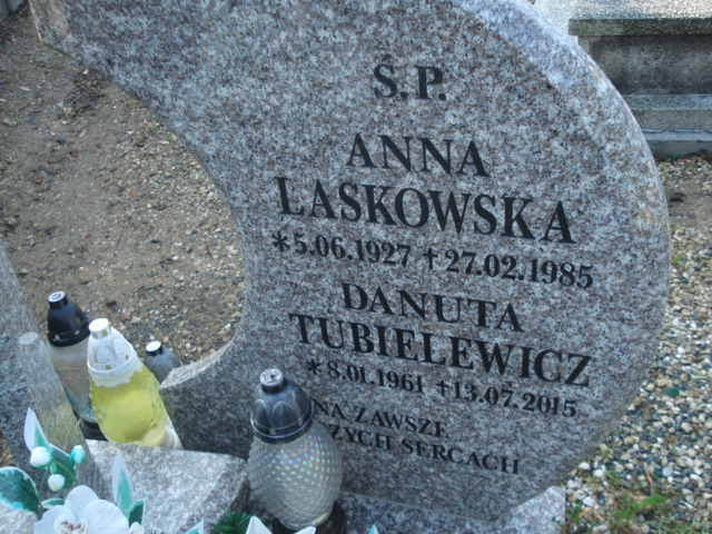 Anna Laskowska 1927 Kamienna Góra Gmina Miejska - Grobonet - Wyszukiwarka osób pochowanych