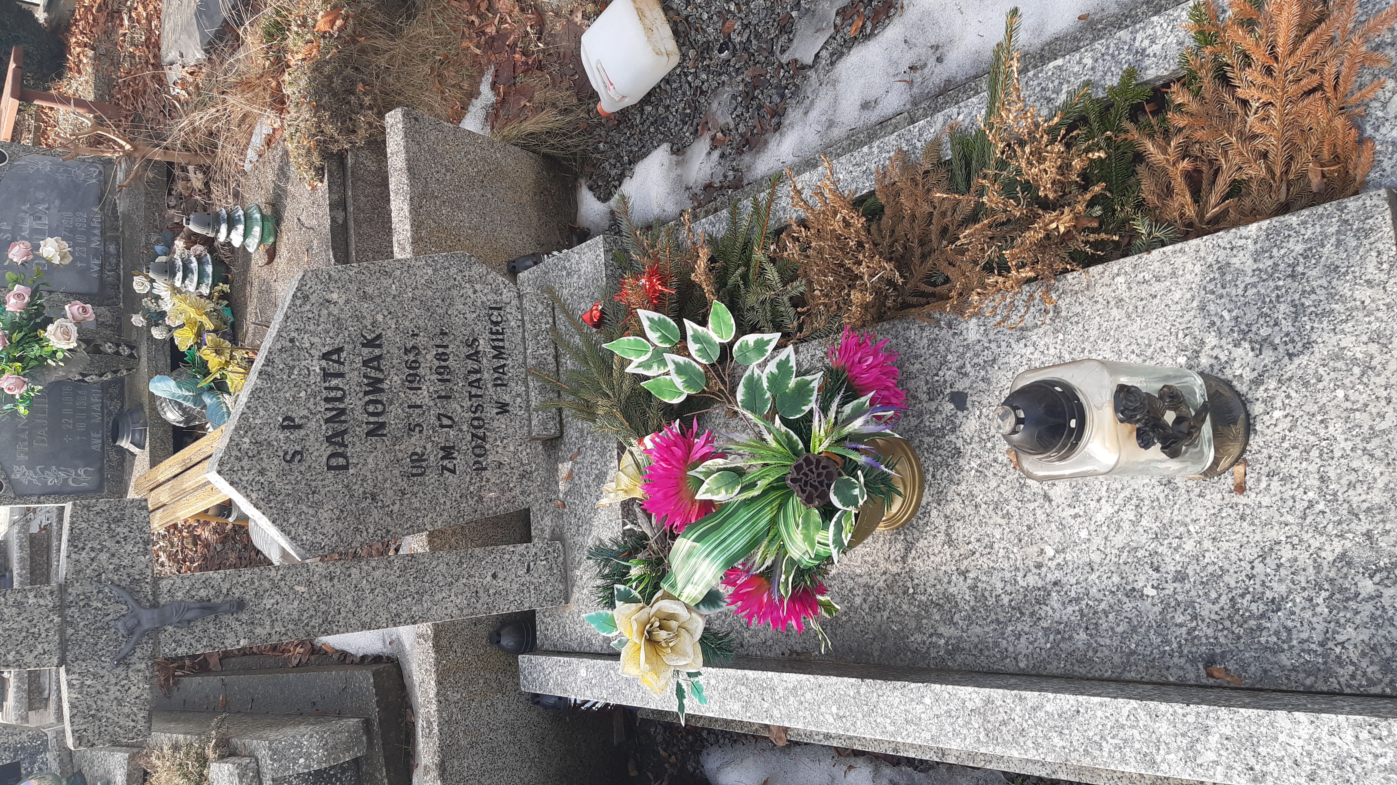 Danuta Nowak 1963 Kamienna Góra Gmina Miejska - Grobonet - Wyszukiwarka osób pochowanych