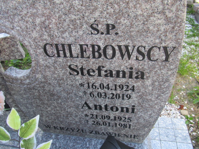 Antoni Chlebowski 1925 Kamienna Góra Gmina Miejska - Grobonet - Wyszukiwarka osób pochowanych