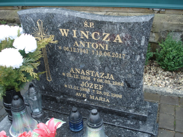 Antoni Wincza 1943 Kamienna Góra Gmina Miejska - Grobonet - Wyszukiwarka osób pochowanych