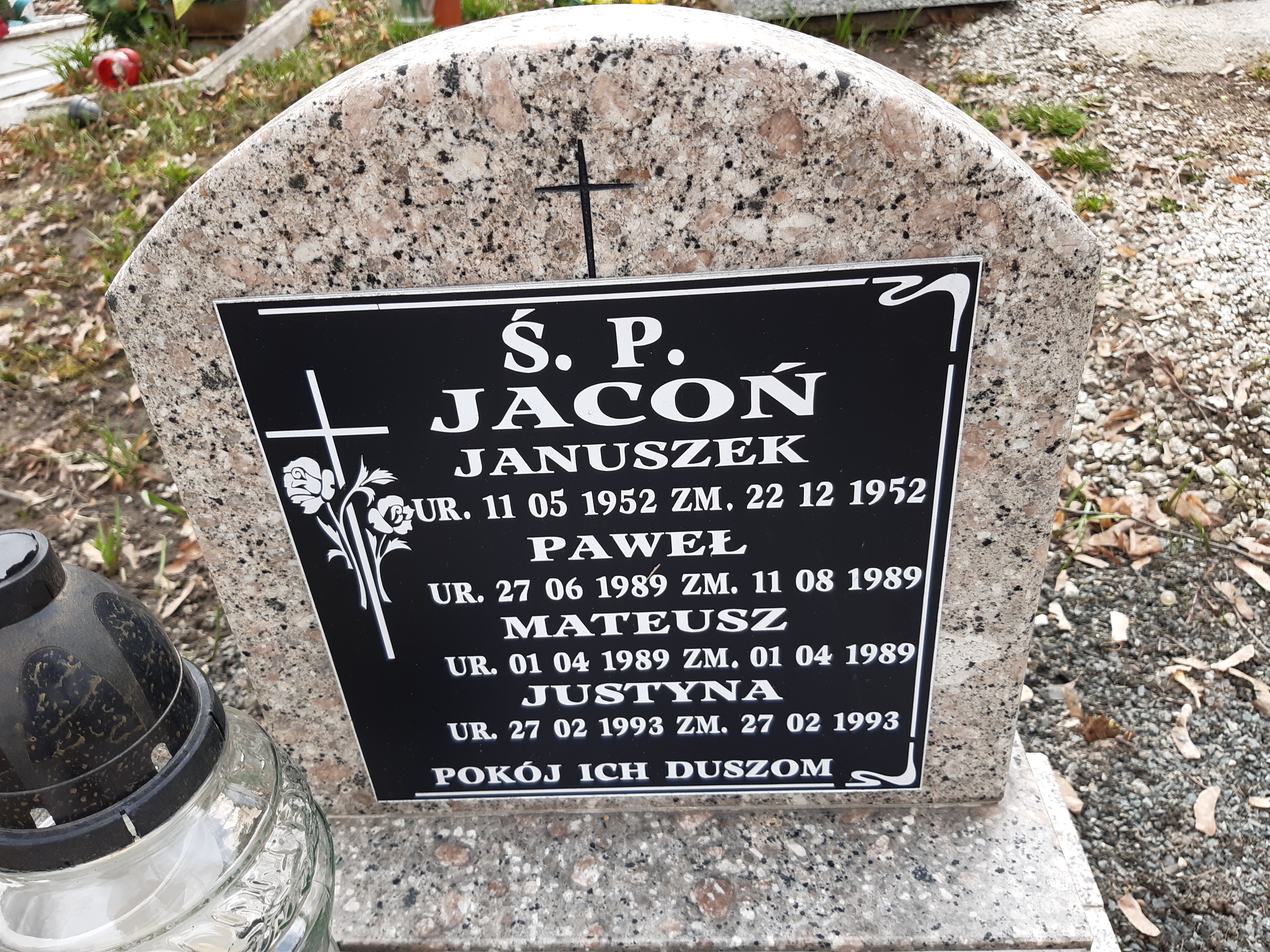 Jan Jacoń 1952 Kamienna Góra Gmina Miejska - Grobonet - Wyszukiwarka osób pochowanych