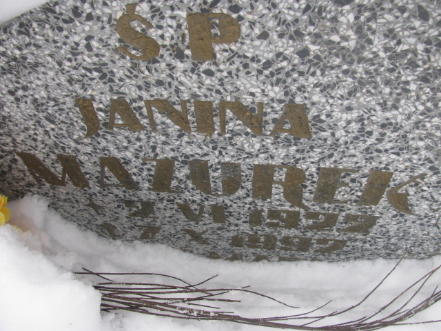 Janina Mazurek 1922 Kamienna Góra Gmina Miejska - Grobonet - Wyszukiwarka osób pochowanych