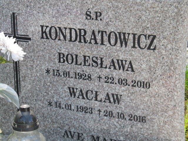 Waldemar Kondratowicz 1958 Kamienna Góra Gmina Miejska - Grobonet - Wyszukiwarka osób pochowanych