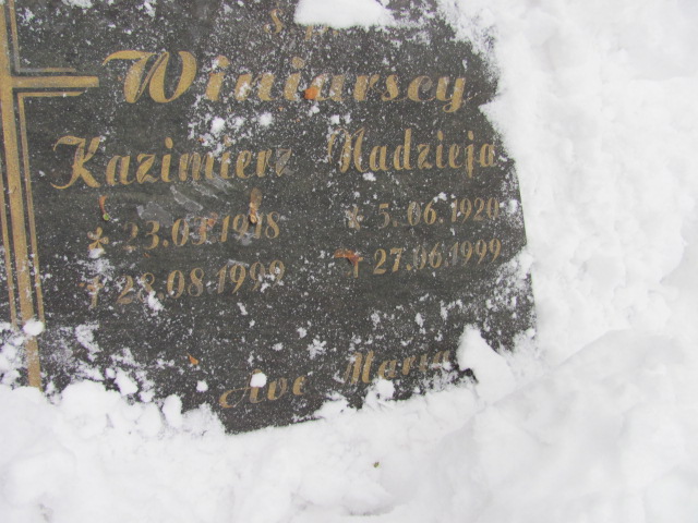 Nadzieja Winiarska 1920 Kamienna Góra Gmina Miejska - Grobonet - Wyszukiwarka osób pochowanych