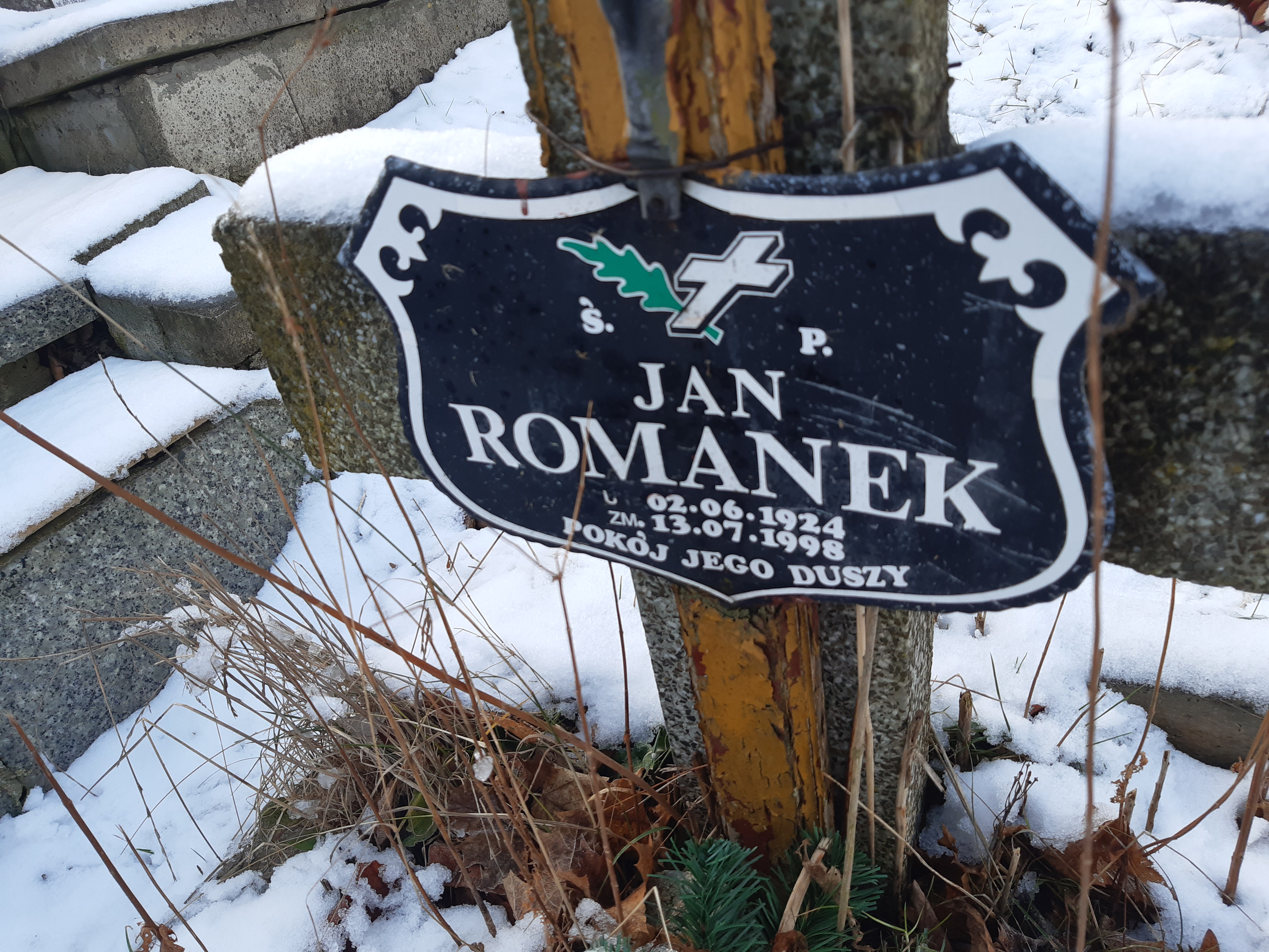 Jan Romanek 1924 Kamienna Góra Gmina Miejska - Grobonet - Wyszukiwarka osób pochowanych