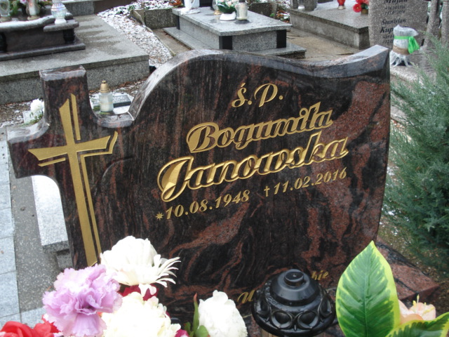 Bogumiła Janowska 1948 Kamienna Góra Gmina Miejska - Grobonet - Wyszukiwarka osób pochowanych