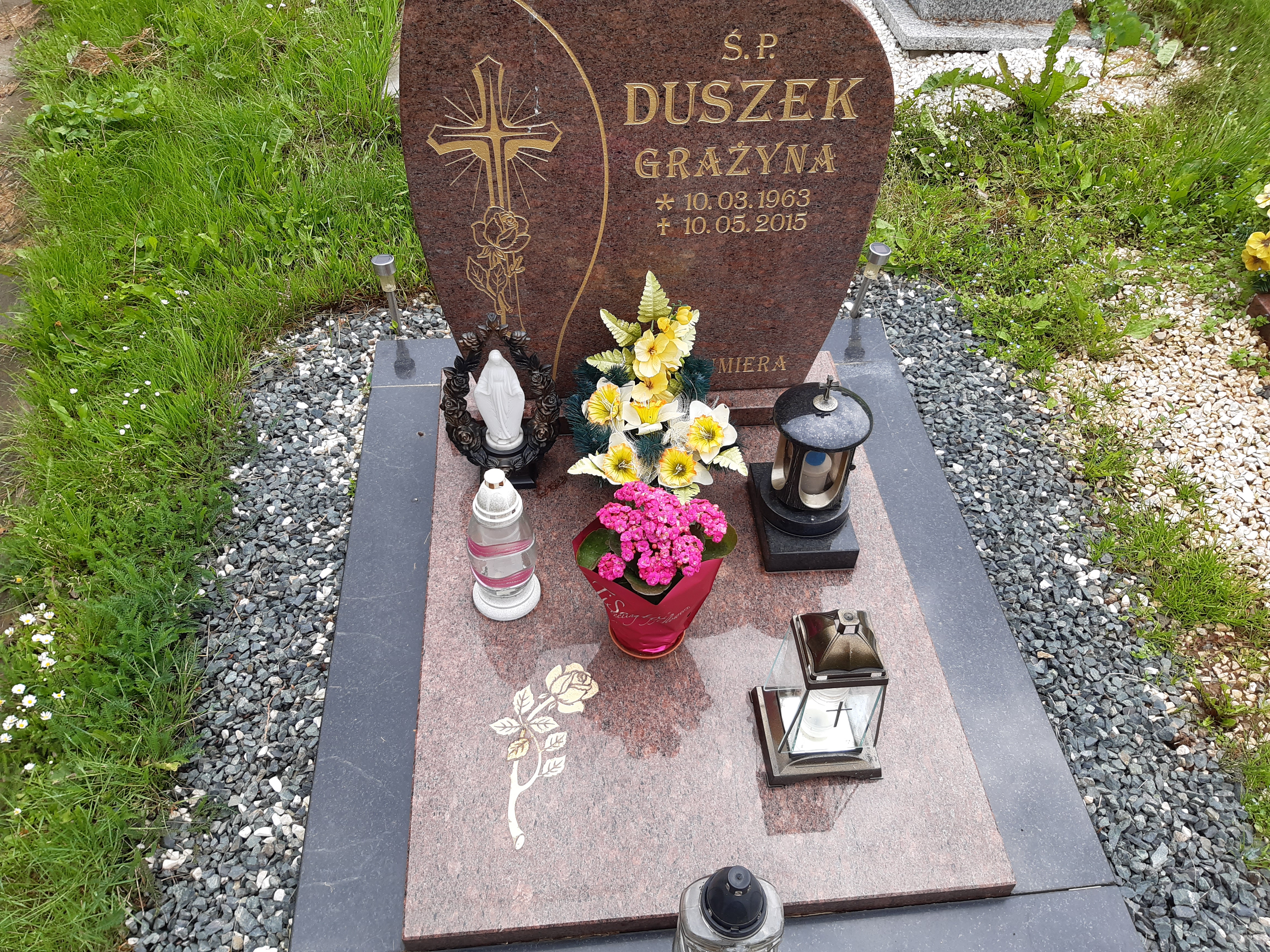 Grób Grażyna Duszek