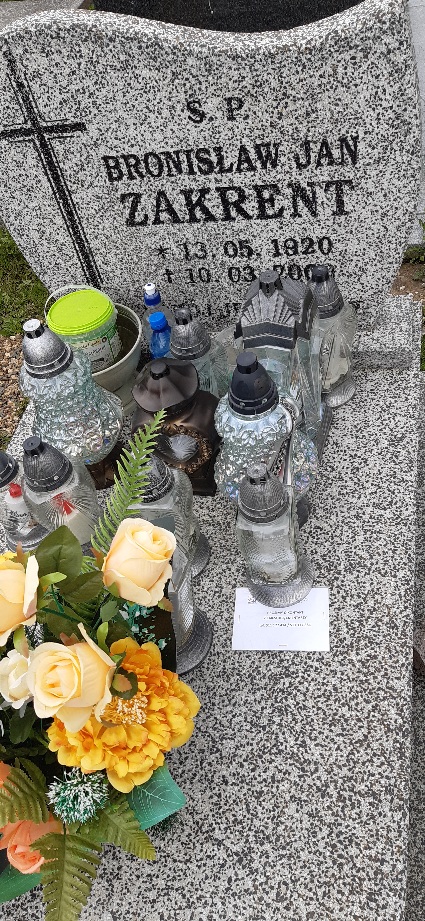 Grób Bronisław Jan Zakrent