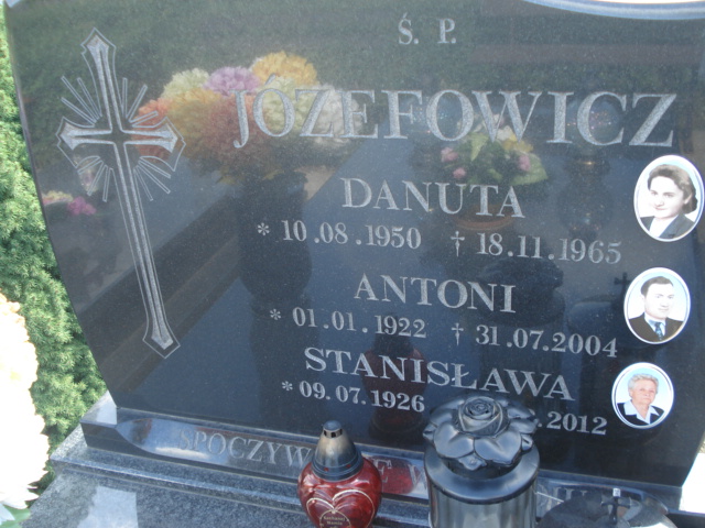 Danuta Józefowicz 1950 Kamienna Góra Gmina Miejska - Grobonet - Wyszukiwarka osób pochowanych