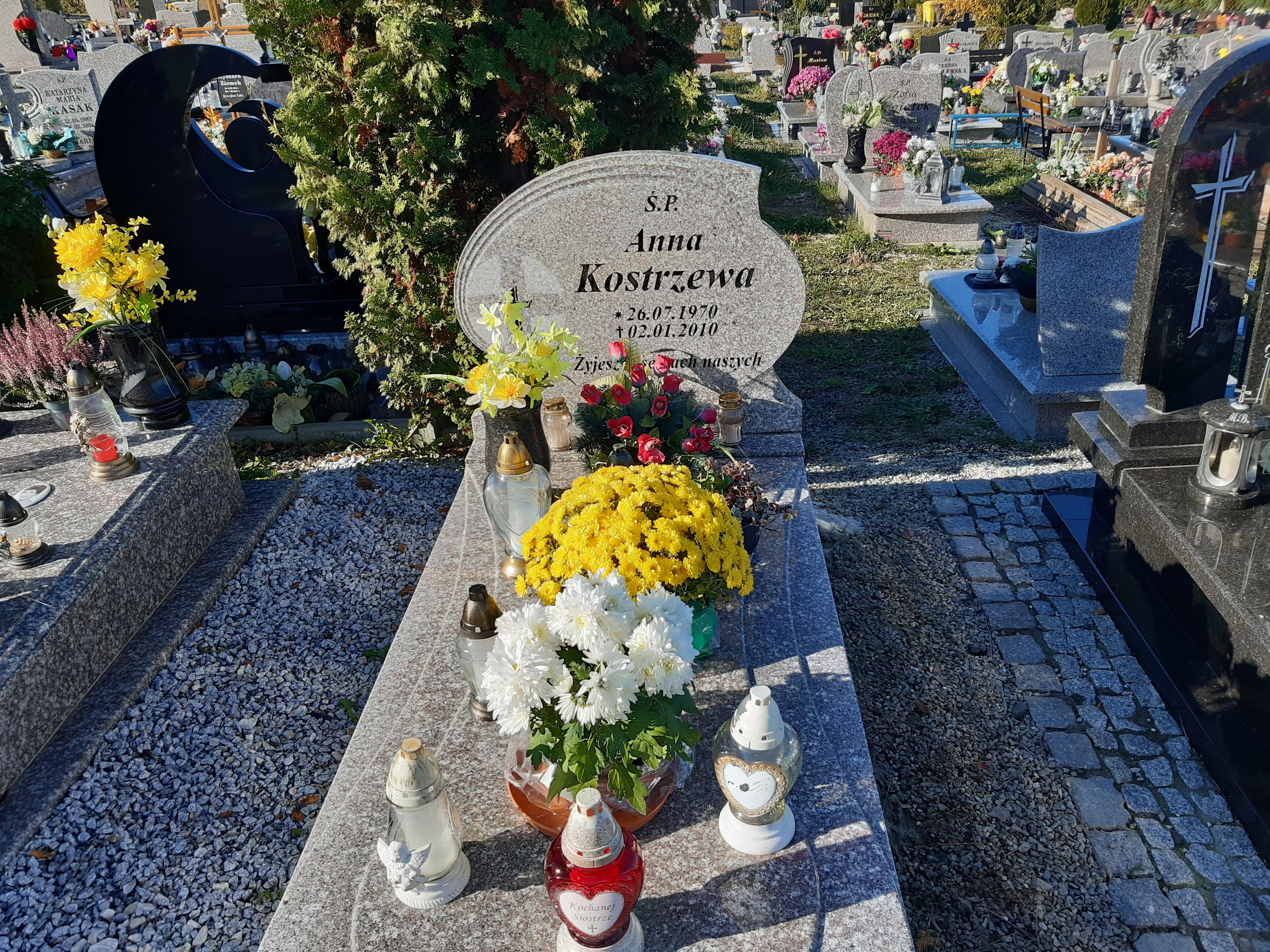 Anna Kostrzewa 1970 Kamienna Góra Gmina Miejska - Grobonet - Wyszukiwarka osób pochowanych